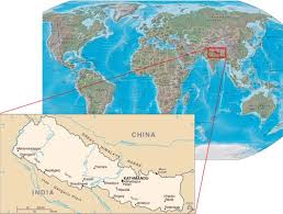 Carte Népal